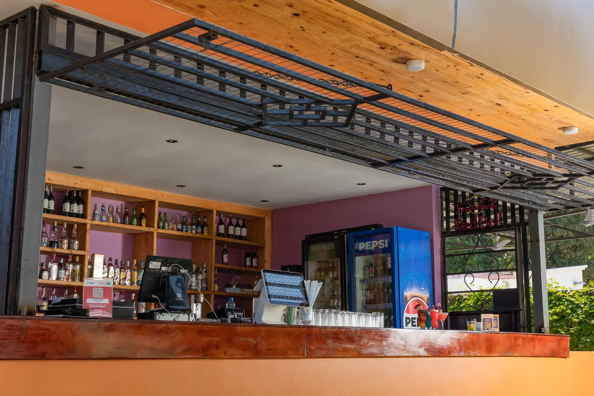 The Intimate Hall at Flames Restaurant